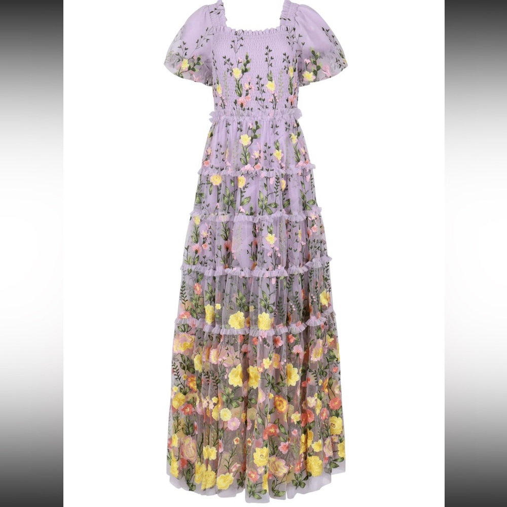 XL NWT Jessakae Rose Dress (Maxi) - in lilac